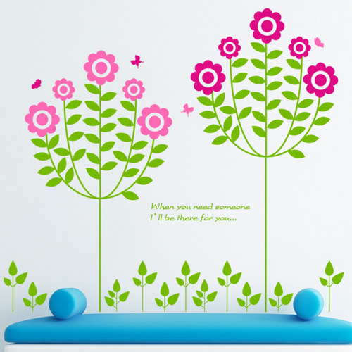 그래픽스티커 cj132-꽃향기 가득한 봄 /나무스티커