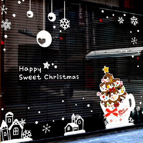 크리스마스스티커 (CHW-173) Happy Sweet Christmas2(대형)
