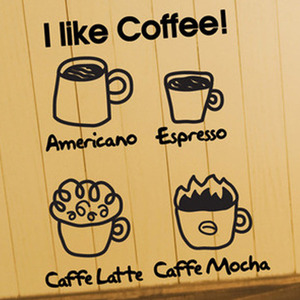 (LSF-039) 그래픽스티커_I like coffee