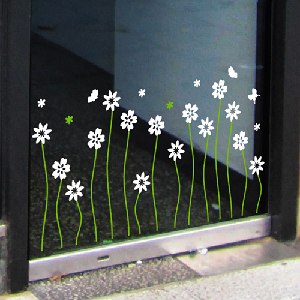 그래픽스티커 cj127-봄꽃향기 /나무스티커