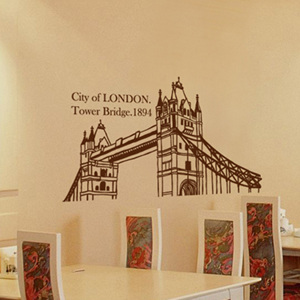 그래픽스티커 im025-City of LONDON(타워브리지)