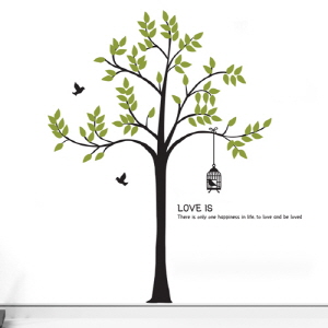 그래픽스티커 is423-사랑이넘치는나무