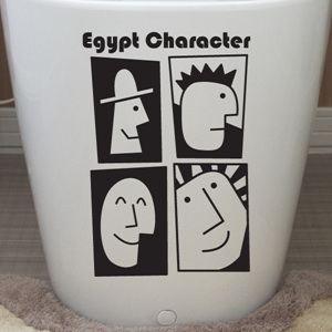 그래픽스티커 (LSF-022) 이집트 캐릭터3